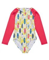 Toddler, Child Girl Rock The Board Ls Surf Suit