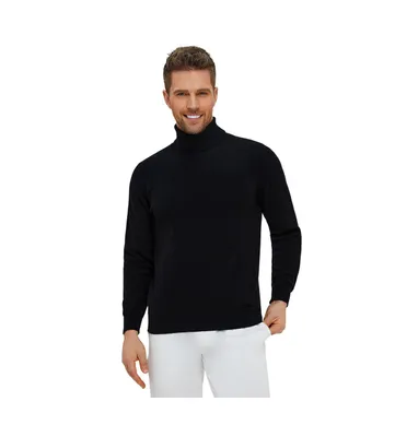 Bellemere Men's Lofty Turtleneck Merino Sweater