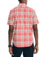 Nautica Men's Classic-Fit Plaid Short-Sleeve Shirt