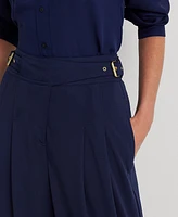 Lauren Ralph Lauren Petite Stretch Jersey Wide-Leg Pants