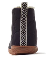 Dearfoams Women's Warm Up Bootie House Shoe Boot Slipper