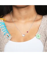 Hello Kitty Womens Birthstone Necklace
