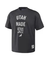 Men's Nba x Staple Anthracite Utah Jazz Heavyweight Oversized T-shirt