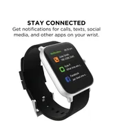 24/7 Evo Unisex Silicone Strap Smartwatch 37.5mm
