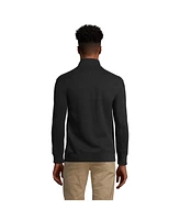 Lands' End Big & Tall Bedford Rib Quarter Zip Sweater