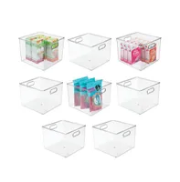 mDesign Plastic Kitchen Pantry Storage Organizer Container Bin