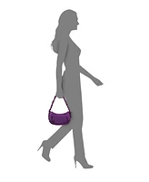 Nina Braided Crystal Hobo Bag