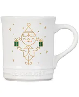 Le Creuset Stoneware Coffee Mug Noel Elf 14 oz.