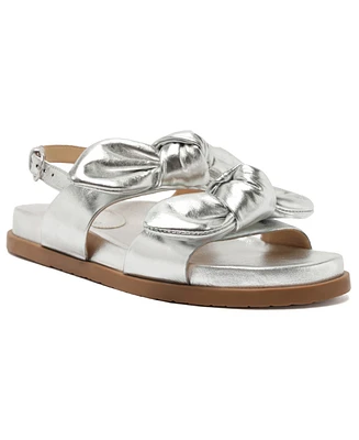Arezzo Women's Melody Bow Footbed Sandals