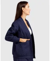 Belle & Bloom Women's Women Over It Quilted Bomber Jacket