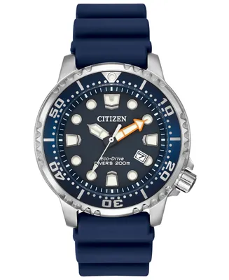 Citizen Men's Eco-Drive Promaster Diver Blue Strap Watch 42mm BN0151