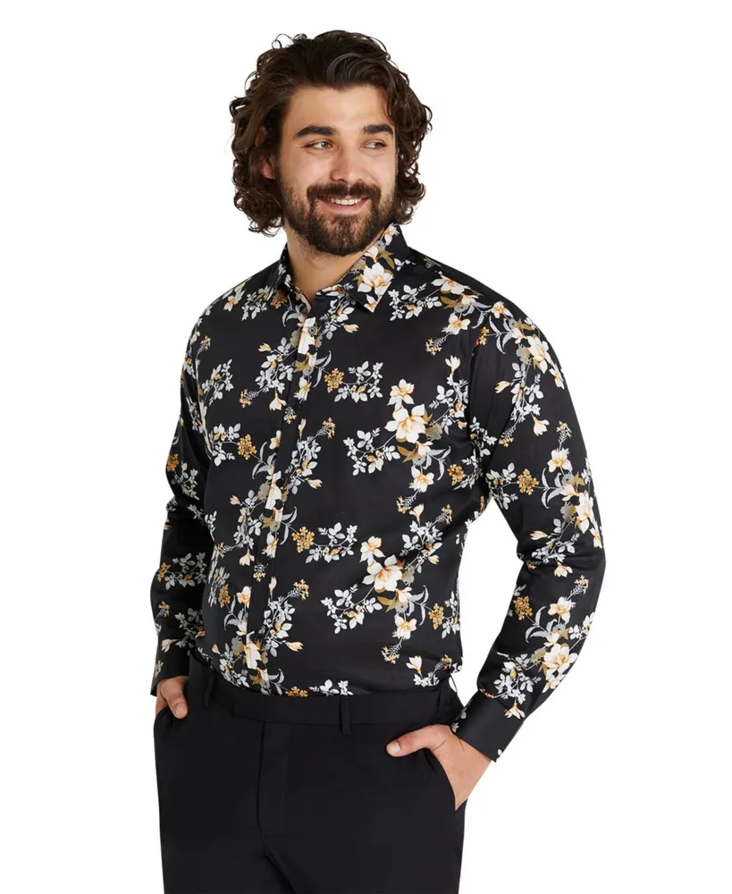 Johnny Bigg Men's Miles Floral Print Shirt