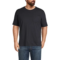 Lands' End Men's Tall Super-t Short Sleeve T-Shirt with Pocket