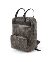 Camo Leather Mini Backpack Mj By Lyndon