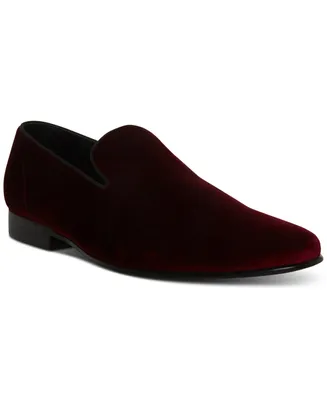 Steve Madden Men's Laight Velvet Smoking Slipper