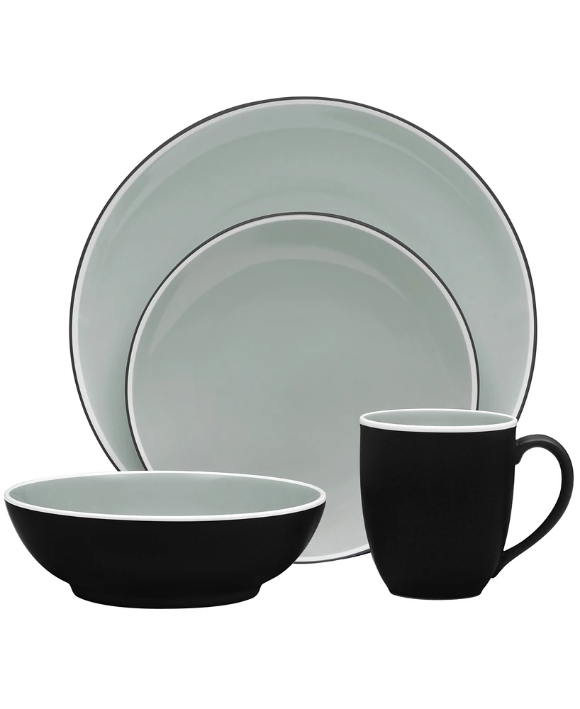 Noritake ColorTrio Coupe 4 Piece Place Setting