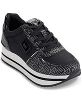 Dkny Women's Davie Lace-Up Platform Sneakers