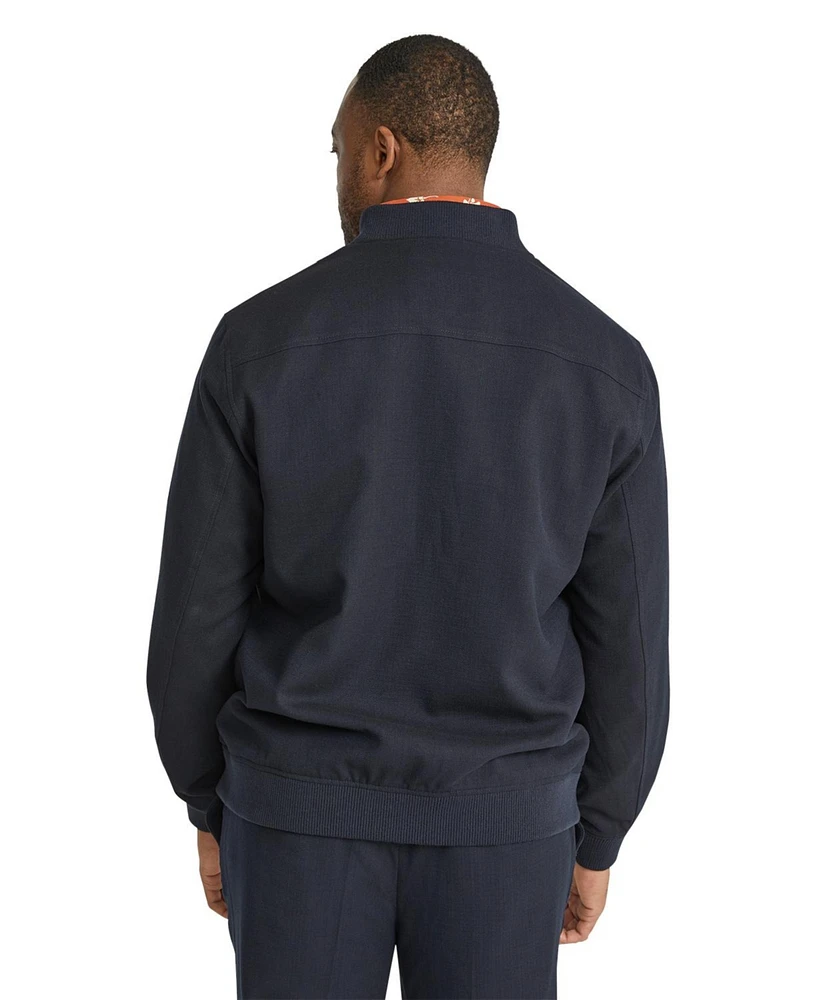 Johnny Bigg Big & Tall Davis Smart Zip Thru Bomber Jacket