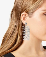 I.n.c. International Concepts Crystal & Imitation Pearl Shaky Statement Earrings, Created for Macy's