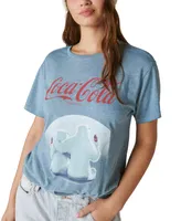 Lucky Brand Women's Coca-Cola Polar Bears Graphic T-Shirt