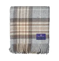 Prince of Scots Highland Tartan Tweed Pure New Wool Throw
