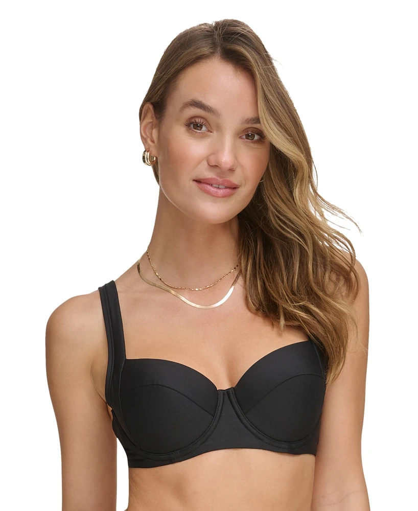 Dkny Women's Molded Underwire Bikini Top