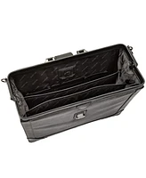 Mancini Men's Buffalo Luxurious Litigator Briefcase Pocket for 17.3" Laptop