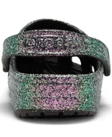 Crocs Women's Classic Glitter Clogs from Finish Line