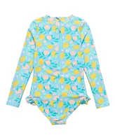 Toddler, Child Girls Lemon Drops Ls Surf Suit