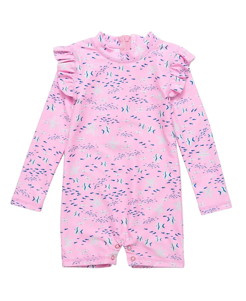 Baby Girl Pink Sea Ls Sun suit