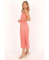 Petal and Pup Pontee One Shoulder Pleated Midi Dress