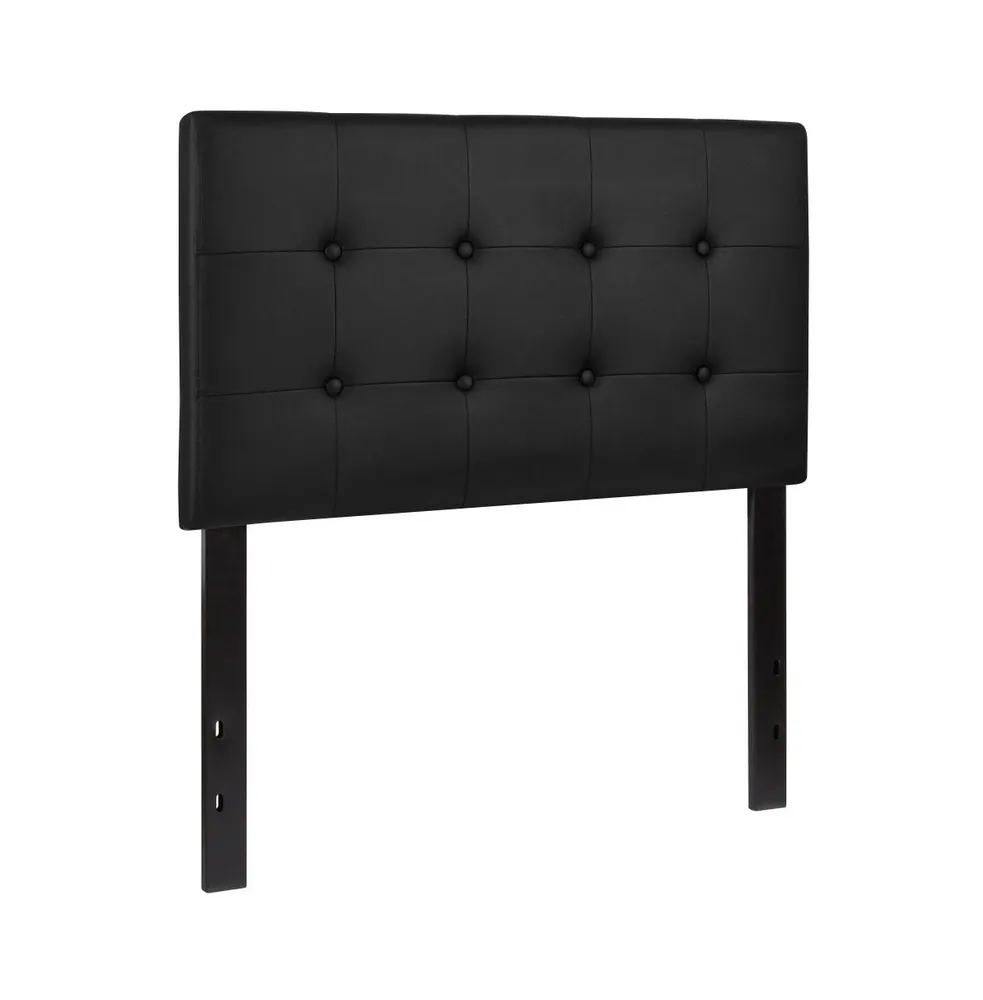 Button Tufted Twin Upholstered Headboard