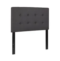 Button Tufted Twin Upholstered Headboard