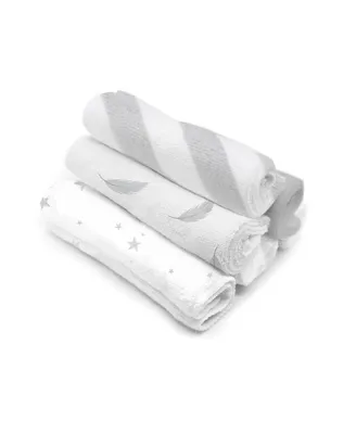 Kushies Ultra Soft Baby Washcloths/Towels, 6 Pack