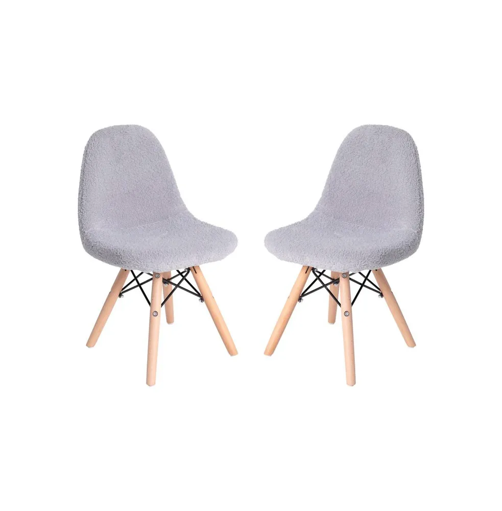 Set Of 2 Children's Lyon Accent Chairs, Modern Chair For Bedroom, Entryway, And Living Room