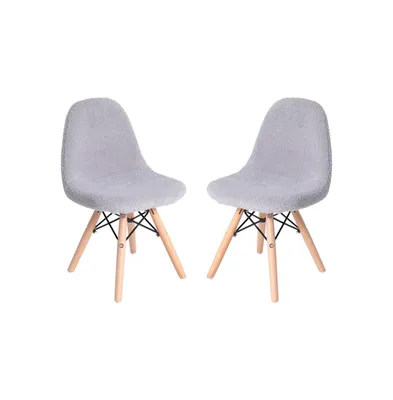 Set Of 2 Children's Lyon Accent Chairs, Modern Chair For Bedroom, Entryway, And Living Room