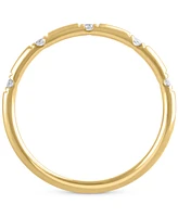 Igi Certified Diamond Narrow Band (1/20 ct. t.w.) 14k Gold