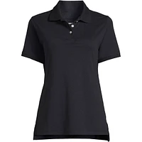 Lands' End Women's Short Sleeve Interlock Polo Shirt