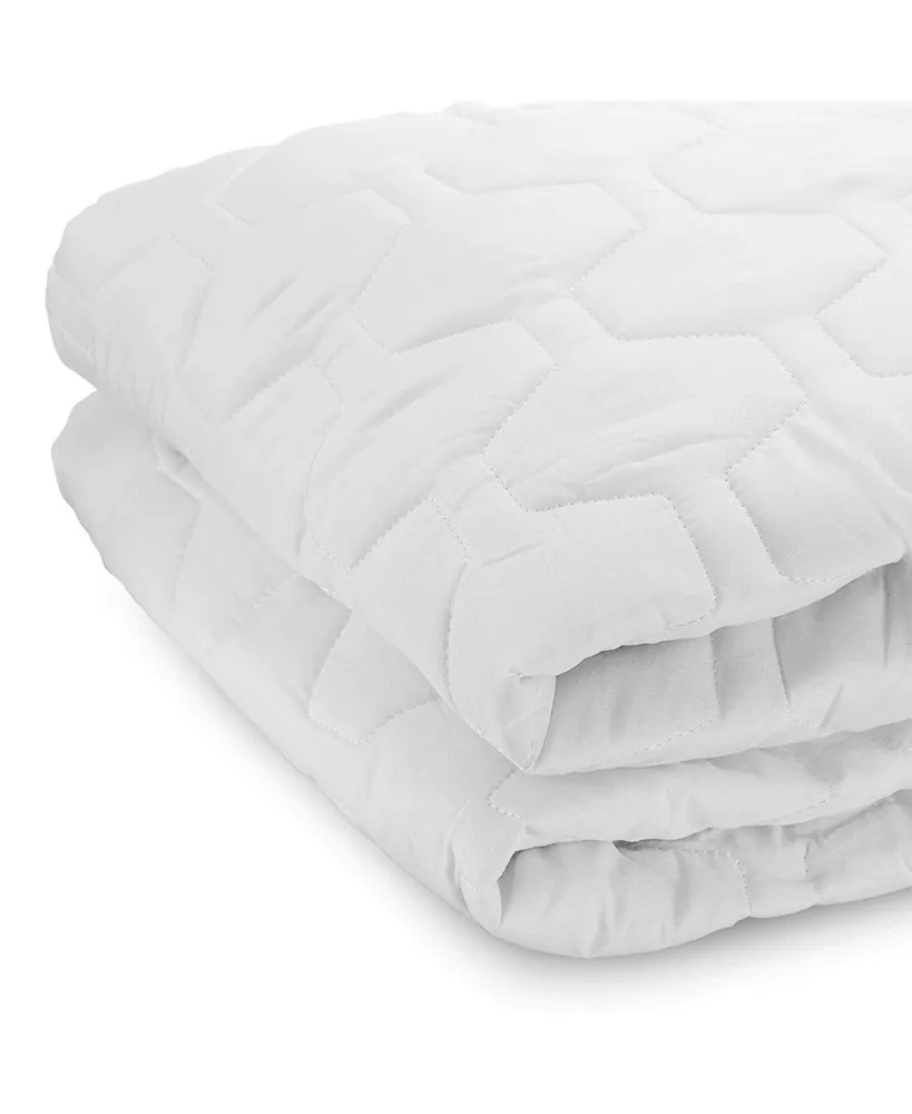 The Grand Down Alternative Fitted Mattress Pad Cover– White - Day bed (44x75")