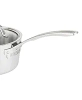 Viking Contemporary 3-Ply Stainless Steel 2.4-Quart Sauce Pan with Glass Lid