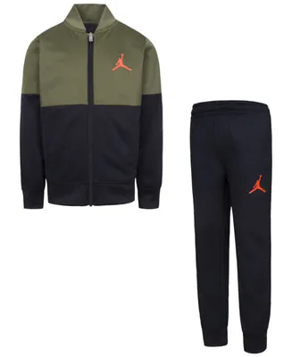 Jordan Little Boys 2-Pc. Colorblocked Jacket & Pants Set