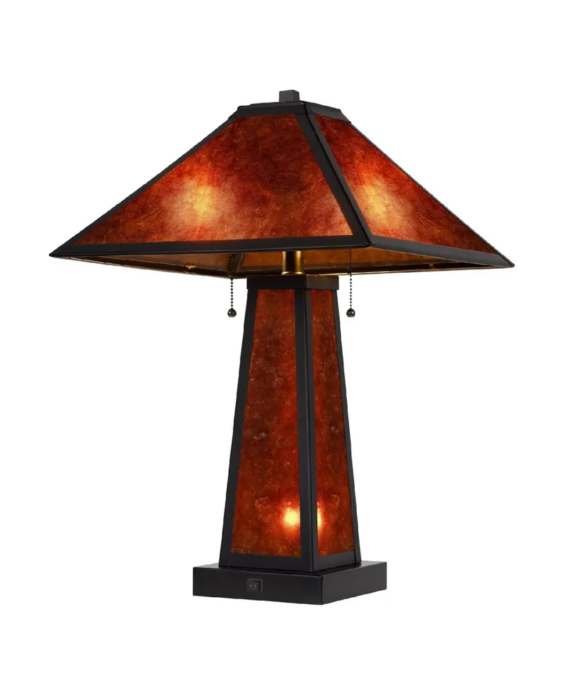 23.5" Height Amber Table Lamp
