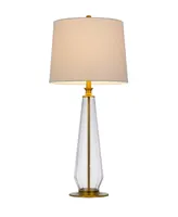 31" Height Glass Lamp Set