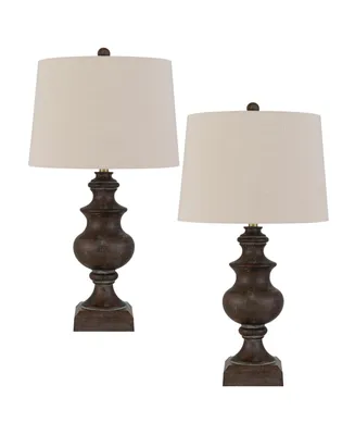 Hertford 29.75" Height Resin Table Lamp Set