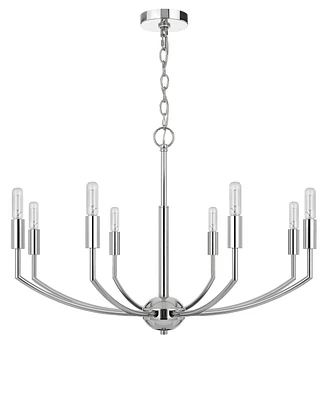 Maxton 8 Light 19" Height Metal Chandelier
