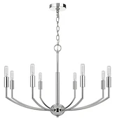Maxton 8 Light 19" Height Metal Chandelier