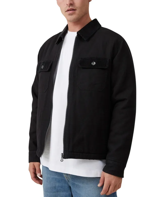 Levi's Levi's® Men's Cotton Canvas Zip-Front Utility Jacket - Macy's