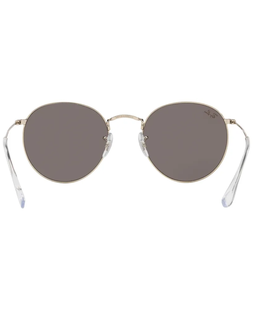 Ray-Ban Unisex Round Metal Legend Gold Sunglasses, RB3447L