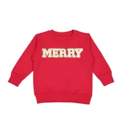 Sweet Wink Toddler Girls Merry Patch Christmas Sweatshirt