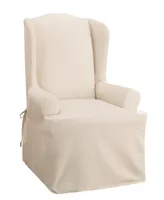 Sure Fit Duck 1-Pc Wing Chair Slipcover, 45" x 32"